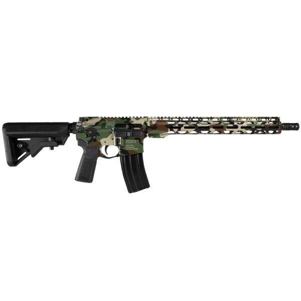 Radical Firearms "Woodland Camo" Mil-Spec NATO Rifle 5.56mm 30rd Magazine(30) 16" Barrel Adjustable Stock - Precision Shot Firearms