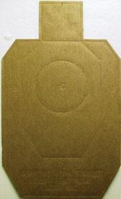 Speedwell Official IDPA Targets Cardboard Target 100/Pack - Precision Shot Firearms