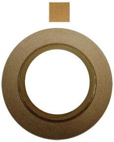 Speedwell 1" Square Paster Pressure Sensitive Brown 1000/Roll - Precision Shot Firearms