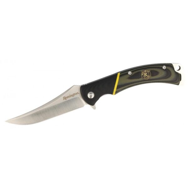 Remington Hunter Folding Knife 4" Trailing Point Blade Green - Precision Shot Firearms