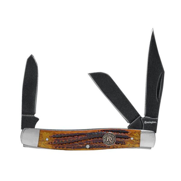 Remington Back Woods Stockman Folder Knife Blade Brown - Precision Shot Firearms