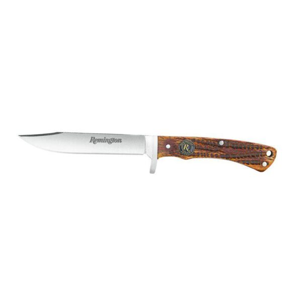 Remington Back Woods Skinner Fixed Knife Brown with Sheath - Precision Shot Firearms