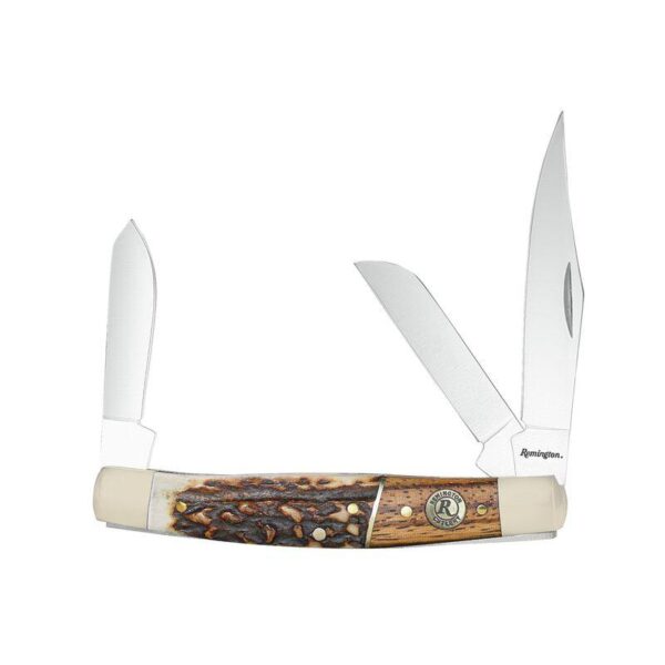 Remington Guide Stockman Folding Knife 3 Blades Brown - Precision Shot Firearms