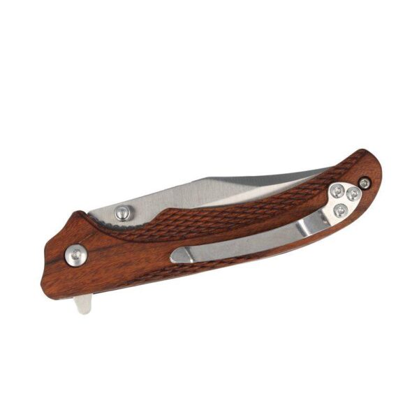 Remington Woodland Liner Lock Folding Knife Clip Point Blade Brown - Precision Shot Firearms