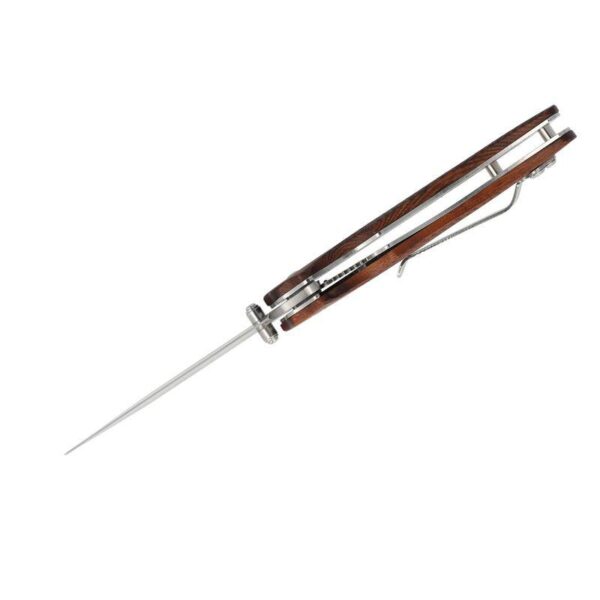 Remington Woodland Liner Lock Folding Knife Clip Point Blade Brown - Precision Shot Firearms