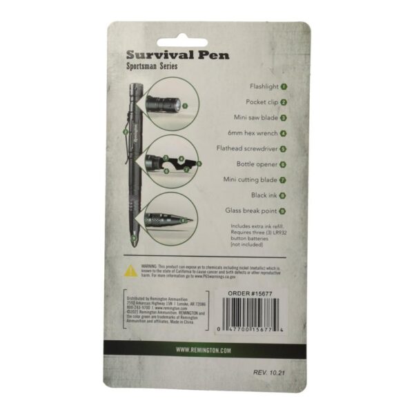 Remington Sportsman Survival Pen Black - Precision Shot Firearms
