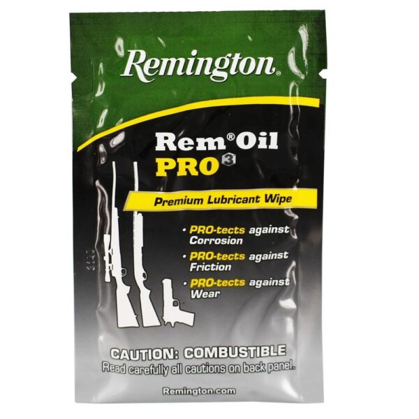 Remington Pro3 Premium Lubricant & Protectant-Individual Wipes 1/ct - Precision Shot Firearms