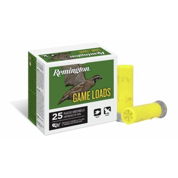 Remington Lead Game Load 20 ga 2 3/4" 2 1/2 dr 7/8 oz #7.5 1225 fps 25/ct - Precision Shot Firearms