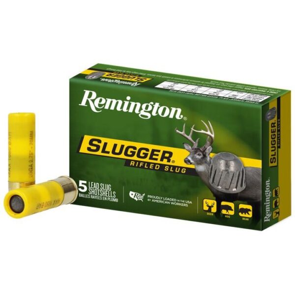 Remington Slugger Rifled Slug 20 ga 2 3/4" 2 3/4 dr 5/8 oz Slug 1580 fps 5/ct - Precision Shot Firearms