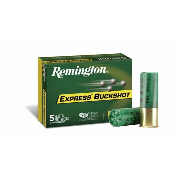 Remington Express Magnum Buckshot Shotshells 12 ga 3"15 plts 1225 fps #00 5/ct - Precision Shot Firearms