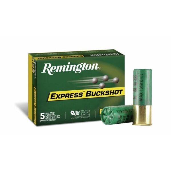 Remington Express Magnum Buckshot Shotgun Ammo 12 ga 3" 4 dr 41 plts #4B 1225 fps 5/ct - Precision Shot Firearms