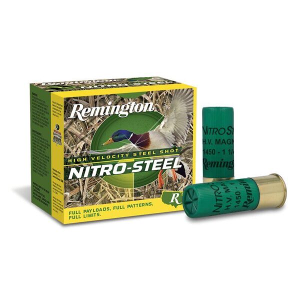 Remington Nitro-Steel Hi-Velocity Magnum Load Shotshells 12 ga 2-3/4" 1-1/4 oz #4 1275 fps 25/ct - Precision Shot Firearms