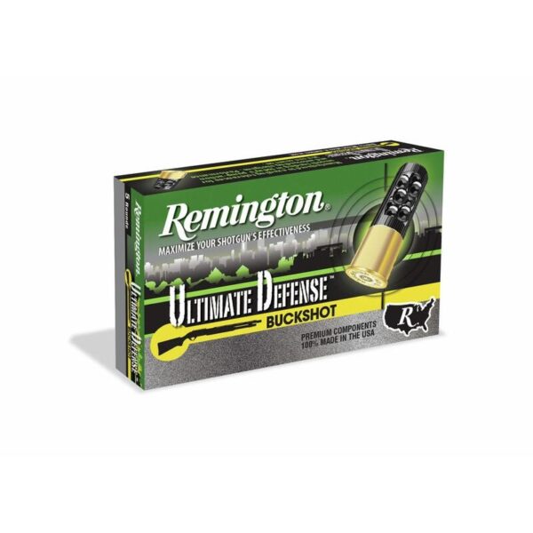 Remington Ultimate Defense Buckshot Load 20ga 2-3/4 17 pellets 1140 fps 5/ct - Precision Shot Firearms