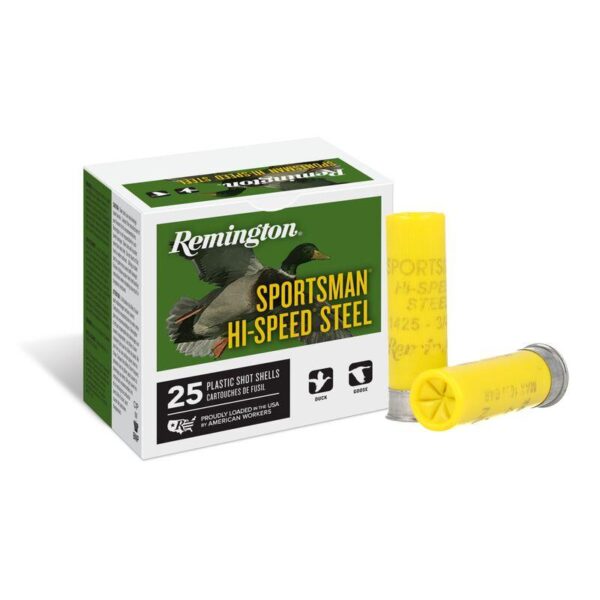Remington Sportsman Hi-Speed Steel Shotshells 20ga 3" 1oz #4 1300 fps 25/ct - Precision Shot Firearms