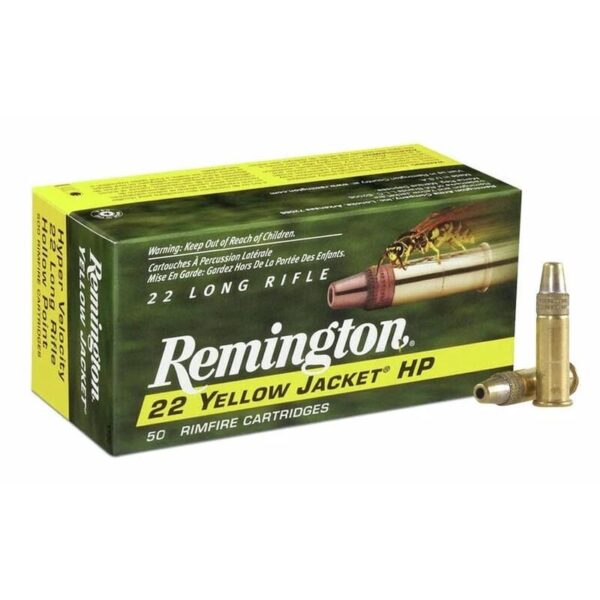Remington .22 Yellow Jacket Rimfire Ammunition .22 LR 33 gr TCHP 1500 fps 50/ct - Precision Shot Firearms