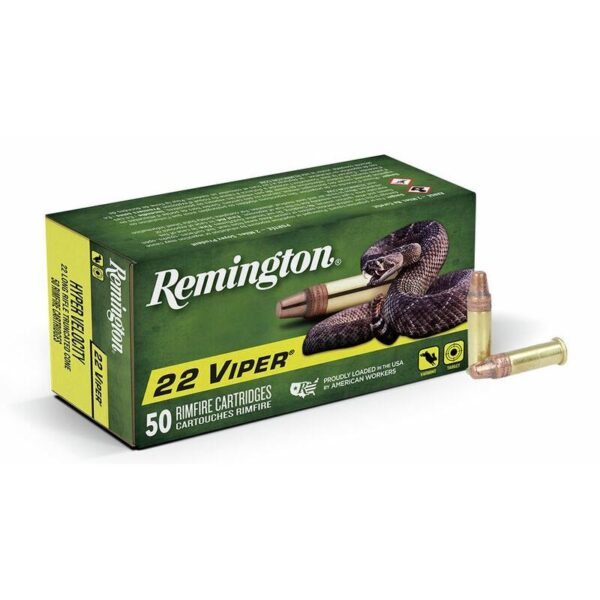 Remington .22 Viper Rimfire Ammunition .22 LR 36 gr TCSB 1410 fps 50/ct - Precision Shot Firearms
