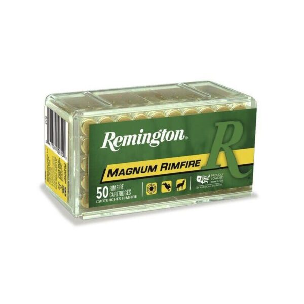 Remington Magnum Rimfire Ammunition .22 WMR 40 gr JHP 1910 fps 2000/ct Case (40-50/ct Boxes) - Precision Shot Firearms