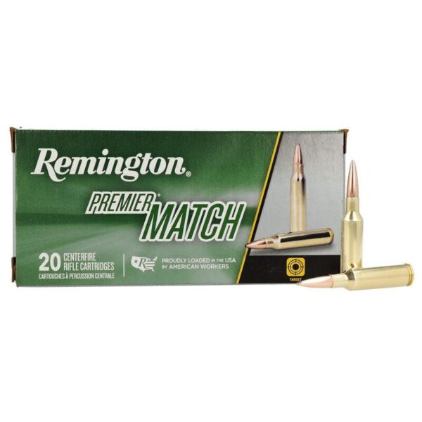 Remington Premier Match MatchKing Rifle Ammunition .224 Valkyrie 90gr BTHP 2700 fps 20/ct - Precision Shot Firearms