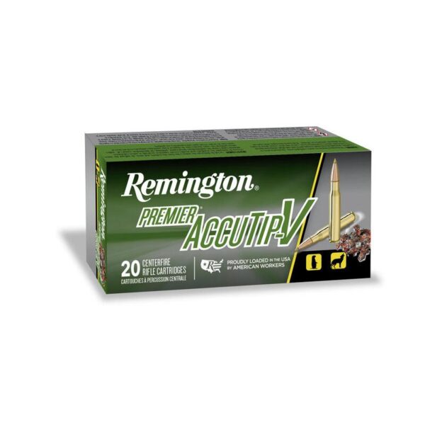 Remington Accutip-V Rifle Ammunition .224 Valkyrie 60gr PSP 3300 fps 20/ct - Precision Shot Firearms