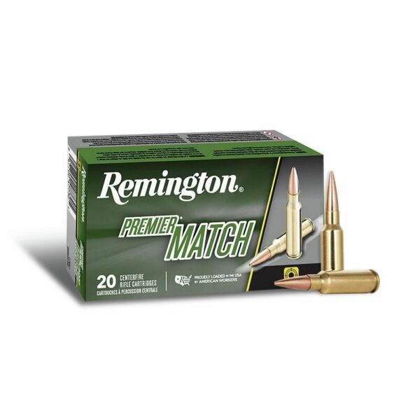 Remington Premier Match Berger Rifle Ammunition 6.5 Grendel 130gr OTM 2400 fps 20/ct - Precision Shot Firearms