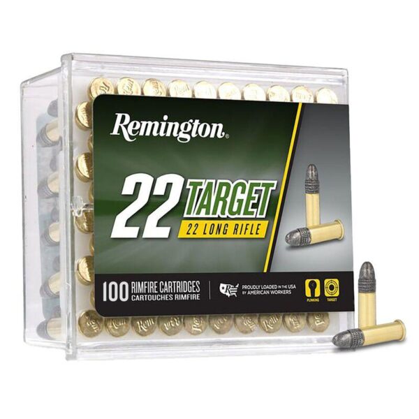 Remington 22 Target Rimfire Ammo .22 LR 40 gr RN 1150 fps 100/ct - Precision Shot Firearms