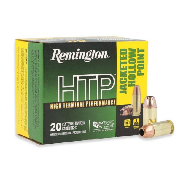 Remington HTP High Terminal Performance Handgun Ammo .45 Auto 230gr JHP 835 fps 20/ct - Precision Shot Firearms