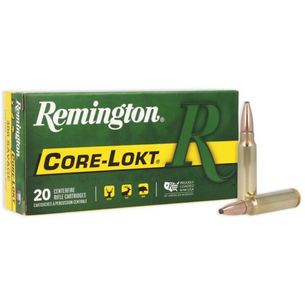 Remington Core-Lokt Rifle Ammunition .300 Savage 150 gr PSP 2630 fps 20/ct - Precision Shot Firearms
