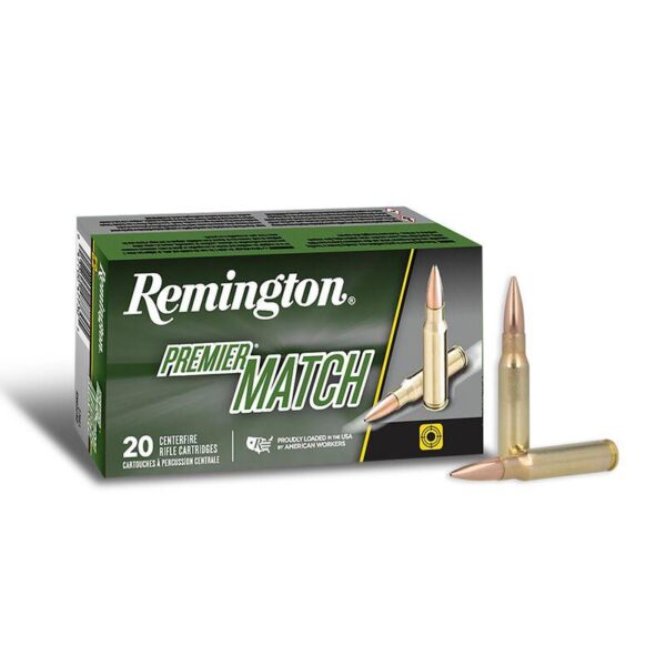 Remington Premier Match Rifle Ammunition .308 Win 168 gr BTHP 2680 fps 20/ct - Precision Shot Firearms