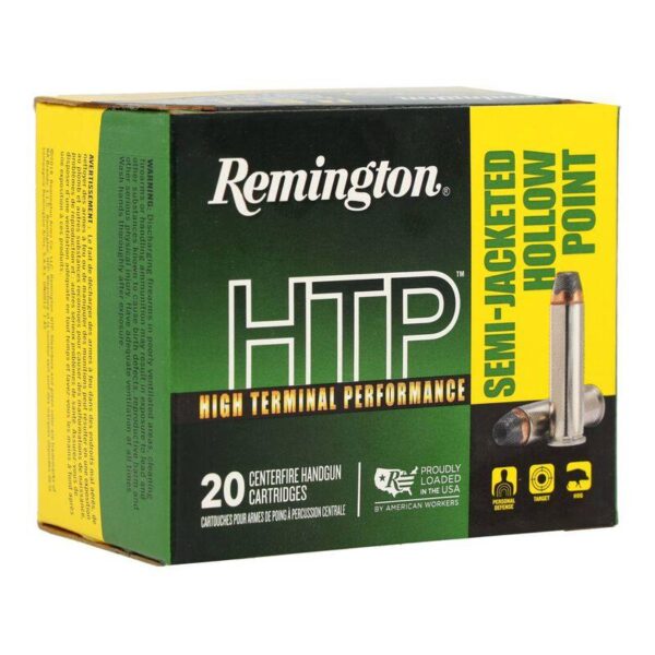 Remington HTP Handgun Ammunition .357 Mag 180gr SJHP 1145 fps 20/ct - Precision Shot Firearms