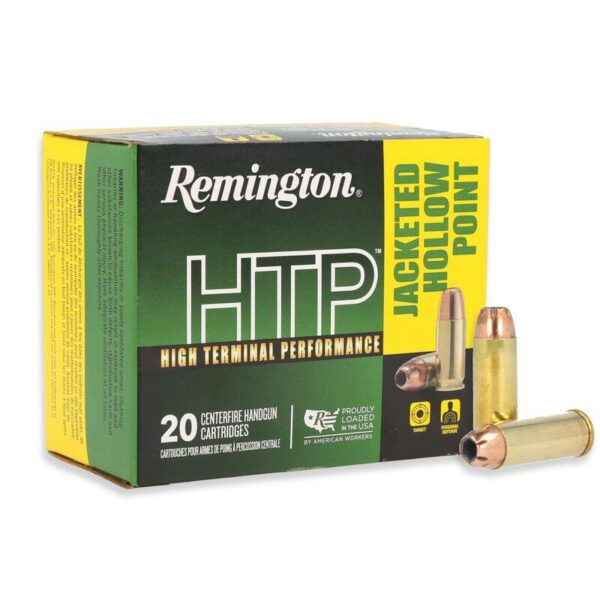 Remington HTP Handgun Ammunition .45 Colt 230gr JHP 850 fps 20/ct - Precision Shot Firearms