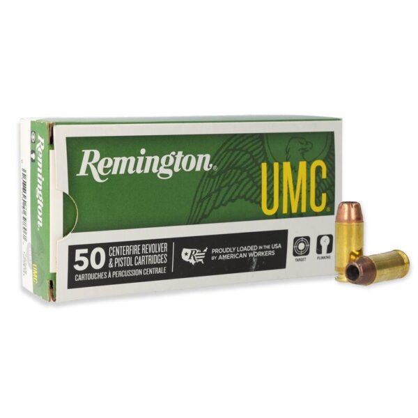 Remington UMC Handgun Ammunition .40 S&W 180 gr JHP 990 fps 50/box - Precision Shot Firearms
