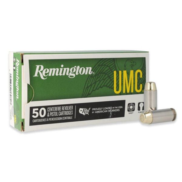 Remington UMC Handgun Ammunition 10mm Auto 180 gr FMJ 1150 fps 50/ct - Precision Shot Firearms