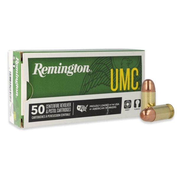 Remington UMC Handgun Ammunition .380 ACP 95 gr FMJ 955 fps 50/ct - Precision Shot Firearms