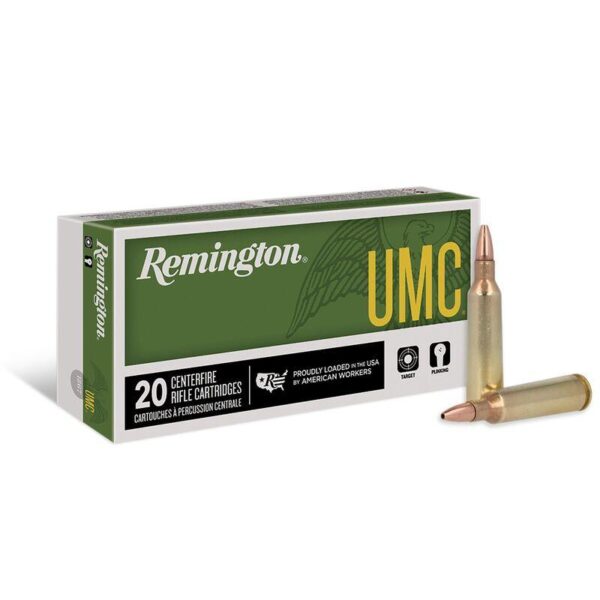 Remington UMC Rifle Ammunition .22-250 Rem 50 gr JHP 3820 fps 20/ct - Precision Shot Firearms