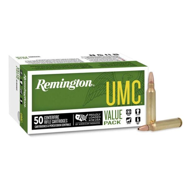 Remington UMC Rifle Ammunition .223 Rem 55 gr FMJ 3240 fps 50/ct - Precision Shot Firearms