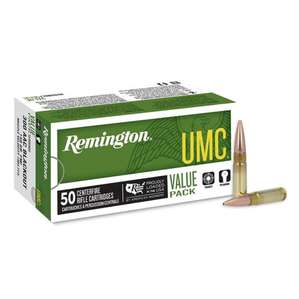 Remington UMC Bulk Rifle Ammunition .300 AAC Blackout 220gr OTFB 940 fps 50/ct (Bulk) - Precision Shot Firearms