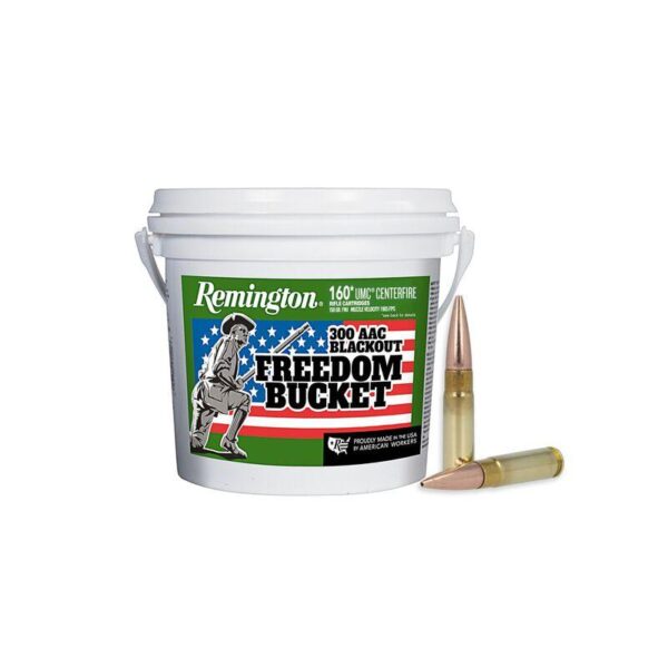 Remington UMC Freedom Bucket .300 AAC Blackout 150 gr. FMJ 1905 fps 160/ct - Precision Shot Firearms