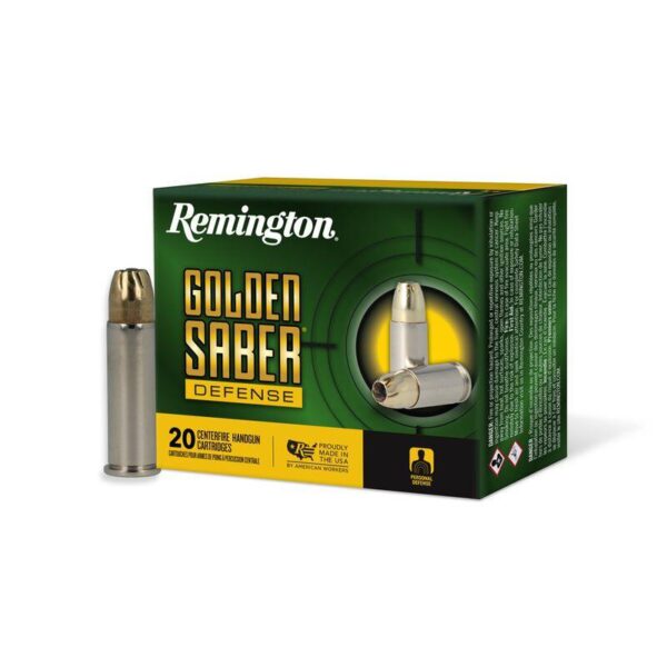 Remington Golden Saber Defense Ammunition .38 Spl(+P) 125gr BJHP 975 fps 20/ct - Precision Shot Firearms