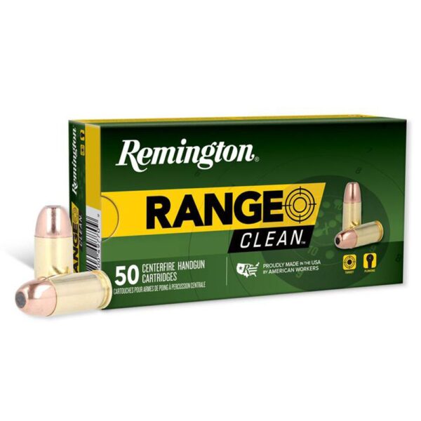 Remington Range Clean Handgun Ammunition .380 Auto 95gr FNEB 955 fps 50/ct - Precision Shot Firearms