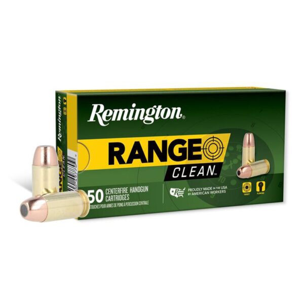 Remington Range Clean Handgun Ammunition .45 Auto 230gr FNEB 835 fps 50/ct - Precision Shot Firearms