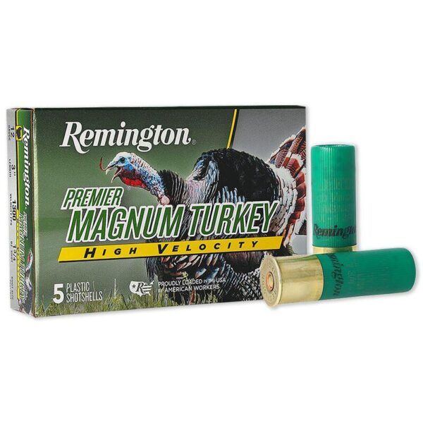 Remington Premier Magnum Turkey HV Shotshells 12ga 3" 1-3/4oz 1300 fps #5 5/ct - Precision Shot Firearms