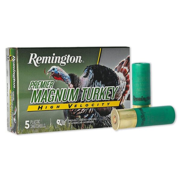 Remington Premier Magnum Turkey HV Shotshells 12ga 3-1/2" 2oz 1300 fps #4 5/ct - Precision Shot Firearms