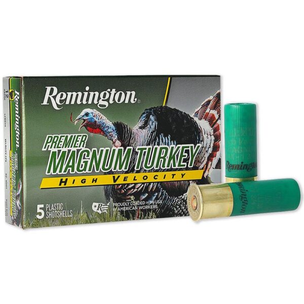 Remington Premier Magnum Turkey HV Shotshells 12ga 3-1/2" 2oz 1300 fps #5 5/ct - Precision Shot Firearms