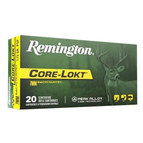 Remington Core-Lokt Rifle Ammunition 7mm Backcountry 175gr PSP 3100 fps 20/ct - Precision Shot Firearms