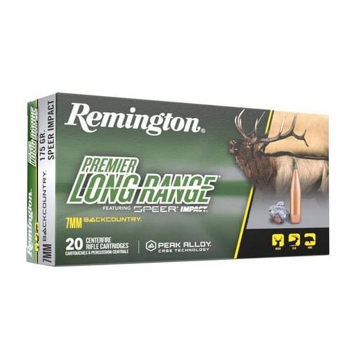 Remington Premier Long Range Rifle Ammunition 7mm Backcountry 175gr PT 3125 fps 20/ct - Precision Shot Firearms