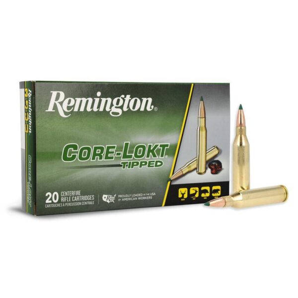 Remington Core-Lokt Tipped Rifle Ammunition .270 Win 130gr PT 3080 fps 20/ct - Precision Shot Firearms