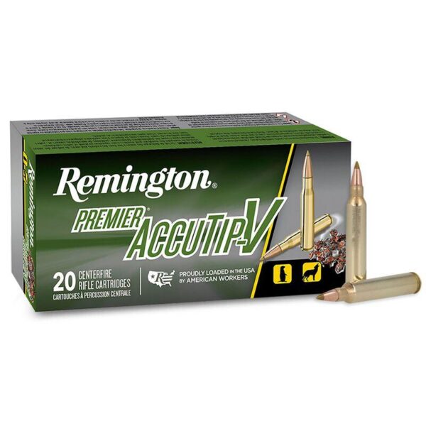 Remington Premier AccuTip Varmint Rifle Ammunition .204 Ruger 32 gr ATV 4225 fps 20/ct - Precision Shot Firearms