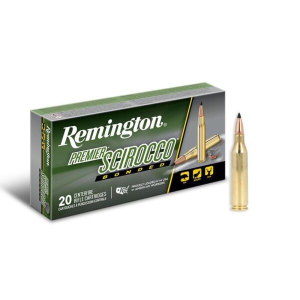 Remington Premier Scirocco Rifle Ammunition 243 Win 90 gr PT 3120 fps 20/ct - Precision Shot Firearms