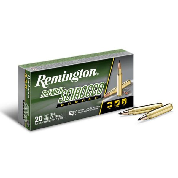 Remington Premier Scirocco Rifle Ammunition 30-06 Springfield 180 gr PT 2700 fps 20/ct - Precision Shot Firearms