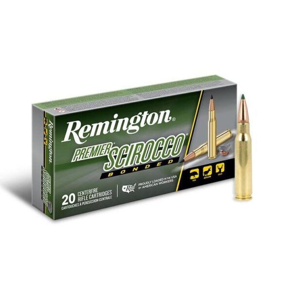 Remington Premier Scirocco Rifle Ammunition 308 Win 165 gr PT 2680 fps 20/ct - Precision Shot Firearms